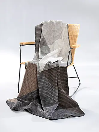 BIEDERLACK | Wohndecke - Plaid 150x200cm SIMPLY ELEGANT Feel Graphite | 